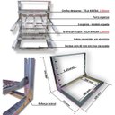 Ver imagem 6 de Kit Churrasqueira Coifa Gourmet Grill Espetos Braseiro 35x30