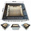 Ver imagem 3 de Kit Churrasqueira Coifa Gourmet Grill Espetos Braseiro 35x30