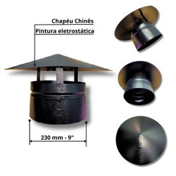 Kit Churrasqueira Coifa Gourmet Grill Espetos Braseiro 35x30 - 10