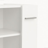 Gabinete com Duas Portas para Banheiro Rodízios Premium - Jm3 Móveis:branco - 4