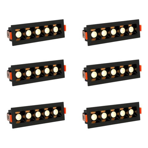 6 Mini Balizador Led Downlight Pontual 5 Fachos Micro Bet99