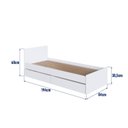 Ver imagem 5 de Berço Cama Multifuncional com 2 Gavetões Malu