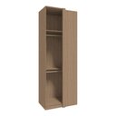 Ver imagem 2 de Modulo de Canto Reto com 1 Porta de Correr Setiba Plus 245 cm Rimo Carvalho/Palha Móveis Rimo