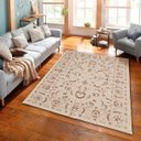 Ver imagem 2 de Tapete Sala Nobre 2,00x2,50 Antider Domani Petunia Creme