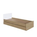 Ver imagem 6 de Berço Cama Multifuncional com 2 Gavetões Malu Branco/Aveiro Oak