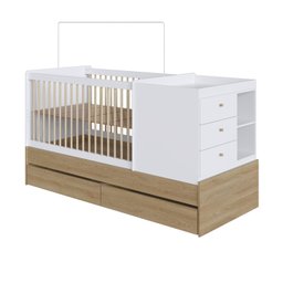 Berço Cama Multifuncional com 2 Gavetões Malu - 3