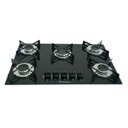 Ver imagem 1 de Fogão Cooktop Premium 5 Bocas Ultra Chama Preto Chamalar