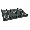 Ver imagem 2 de Fogão Cooktop Premium 5 Bocas Ultra Chama Preto Chamalar