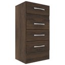 Ver imagem 2 de Cômoda Suprema 4 Gavetas 100% MDP