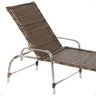 2 Espreguiçadeiras Catar Alumínio Piscina Praia Jardim:argila - 4