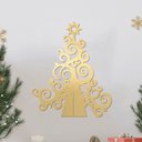Ver imagem 3 de Árvore de Natal com Arabescos 25cmx30cm - Cria Arte Laser Vermelho