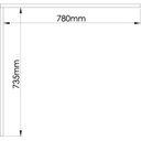 Ver imagem 5 de Conjunto para Escritório com Mesa Complementar,, Módulo e Cômoda 4 Gavetas 2 Nichos Macadâmia e Branco Line Marrom 100% MDF