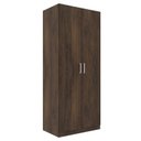 Ver imagem 3 de Guarda Roupa Monarca 2 Portas Marrom/Cacau
