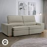 Sofá Retrátil e Reclinável Embaúba 3 Lugares 1,90m Pet Friendly CabeCasa MadeiraOriginals - 3