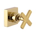 Ver imagem 2 de Kit 4 Acabamento para Registro Banheiro Cruzeta Quadrado Dourado Brilhante Chuveiro Padrão Docol