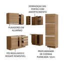 Ver imagem 5 de Armário de Cozinha Completa de Canto 329cm Rustic Glamy Madesa 01