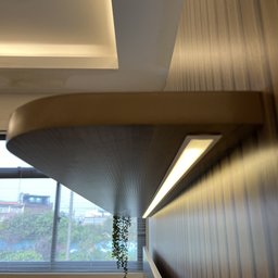 Painel para TV até 75 Polegadas Impressão 3D Ripado 1,83m Belluno - 15