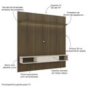 Ver imagem 5 de Painel para TV até 75 Polegadas Impressão 3D Ripado 1,83m Belluno