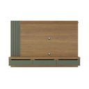 Ver imagem 4 de Painel Ripado para TV até 75 Polegadas MDF 200CMX137,5cm 3 Gavetas Presence Marrom