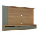 Ver imagem 6 de Painel Ripado para TV até 75 Polegadas MDF 200CMX137,5cm 3 Gavetas Presence Marrom