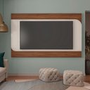 Ver imagem 1 de Painel para TV até 86 Polegadas MDF 220CMX136,8cm Suporte Incluso Elegance Artely Marrom