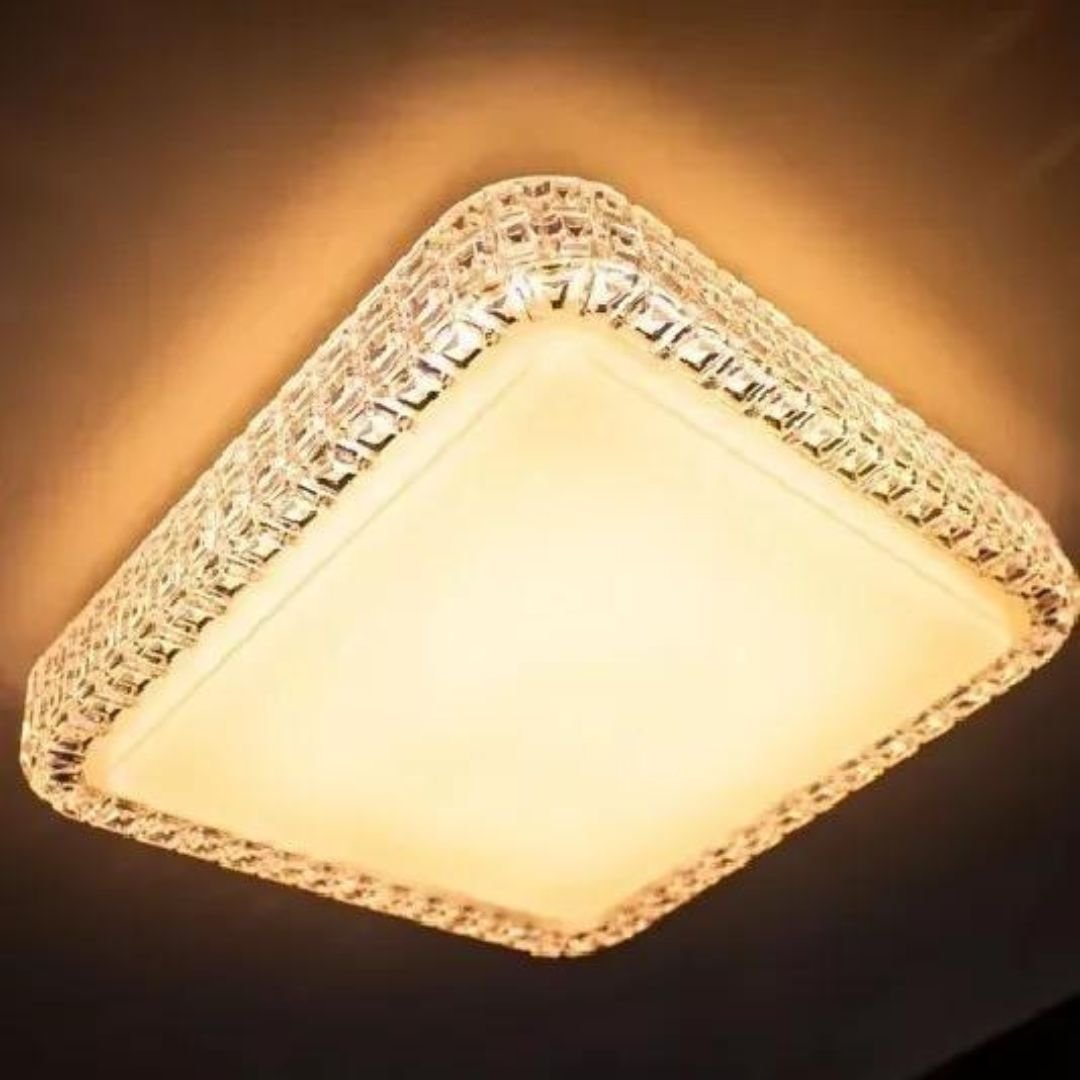 Lustre Plafon Led Acrílico Dreans Quadrado 36W 3000K Bivolt - 2