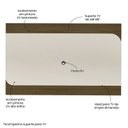 Ver imagem 6 de Painel para TV até 86 Polegadas MDF 220CMX136,8cm Suporte Elegance Artely Pinho/ Off White
