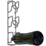 Kit 4 Suporte para 3 Garrafas de Vinho Cada Adega de Parede Aramado Masutti Cube - 4