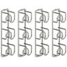 Kit 4 Suporte para 3 Garrafas de Vinho Cada Adega de Parede Aramado Masutti Cube - 1