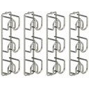 Ver imagem 1 de Kit 4 Suporte para 3 Garrafas de Vinho Cada Adega de Parede Aramado Masutti Cube