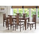 Ver imagem 2 de Mesa Retangular 6 Lugares com Tampo de Vidro Canadá