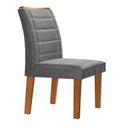 Ver imagem 6 de Conjunto Sala de Jantar Tampo 170x90cm Vidro/MDF Genova com 6 Cadeiras Smart Plus