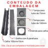 Ralo Linear Calha para Piso com Grelha Mallton 1,00x15 Cm - 4