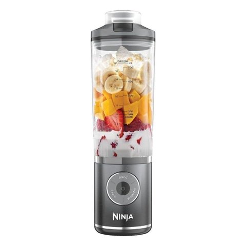 Liquidificador Portátil Ninja BC251GY Blast Max Recarregável sem Fio 530ml Copo Tritan Copo Misturad