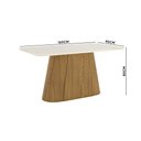 Ver imagem 7 de Mesa Jantar Vidro 160cm Off Kit 6 Cadeiras Aço Preto Boucle H02 - D'Rossi