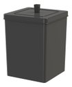 Ver imagem 1 de Lixeira Quadrada 6,5 Litros Preto - Future