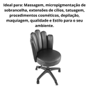 Ver imagem 3 de Kit Estética Maca 3 Posições Massagem + Mocho + Escada