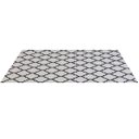 Ver imagem 2 de Tapete Capacho Porta Entrada 65CMX40CM Arabesco Branco Preto