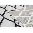 Ver imagem 4 de Tapete Capacho Porta Entrada 65CMX40CM Arabesco Branco Preto