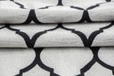 Ver imagem 3 de Tapete Capacho Porta Entrada 65CMX40CM Arabesco Branco Preto