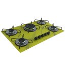 Ver imagem 2 de Cooktop 5bocas Tripla Chama 127/220v Marmo Amarelo