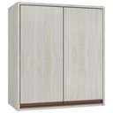 Ver imagem 1 de Armário Aéreo Cozinha de Canto New 2 Portas Legno/nogueira Ae160 - Fellicci