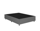 Ver imagem 1 de Cama Base Casal Cinza Colchão Fit D33 Espuma 138x188 - Ortobom