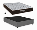 Ver imagem 3 de Cama Base Casal Cinza Colchão Fit D33 Espuma 138x188 - Ortobom