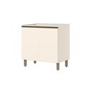 Ver imagem 2 de Balcão 80cm 2 Portas com Tampo 100% MDF Aurora Espresso Móveis