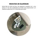 Ver mais imagens de Mesa de Apoio Lateral Orgânica Moderna para Sala de Estar 100% MDF Bel Artely Verde Menta