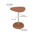 Ver imagem 5 de Mesa Lateral de Apoio Bel Marrom