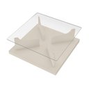 Ver imagem 2 de Mesa de Centro Tampo em Vidro Base em Tamburato 50mm Clear Branco