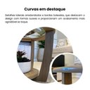 Ver imagem 7 de Mesa de Centro 100% MDF com Vidro Temperado Curve Artely Carvalho