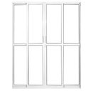 Ver imagem 6 de Porta Sacada de Alumínio 4 Folhas 210 X 180cm com Fechadura Linha 25